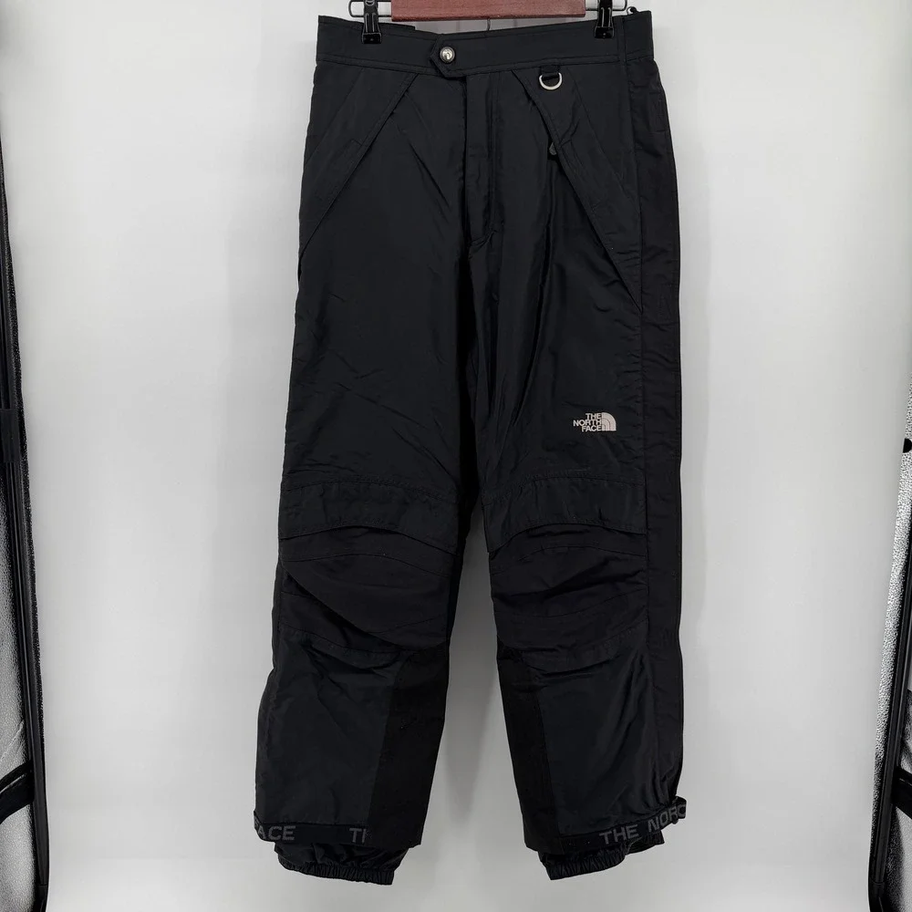 Vintage The North Face Steep Tech Ski Pants Mens M Black Reinforced Side Zip Ski